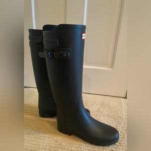 Tall Black Hunter Boots